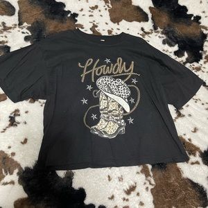 NWT Howdy Western Graphic Tee